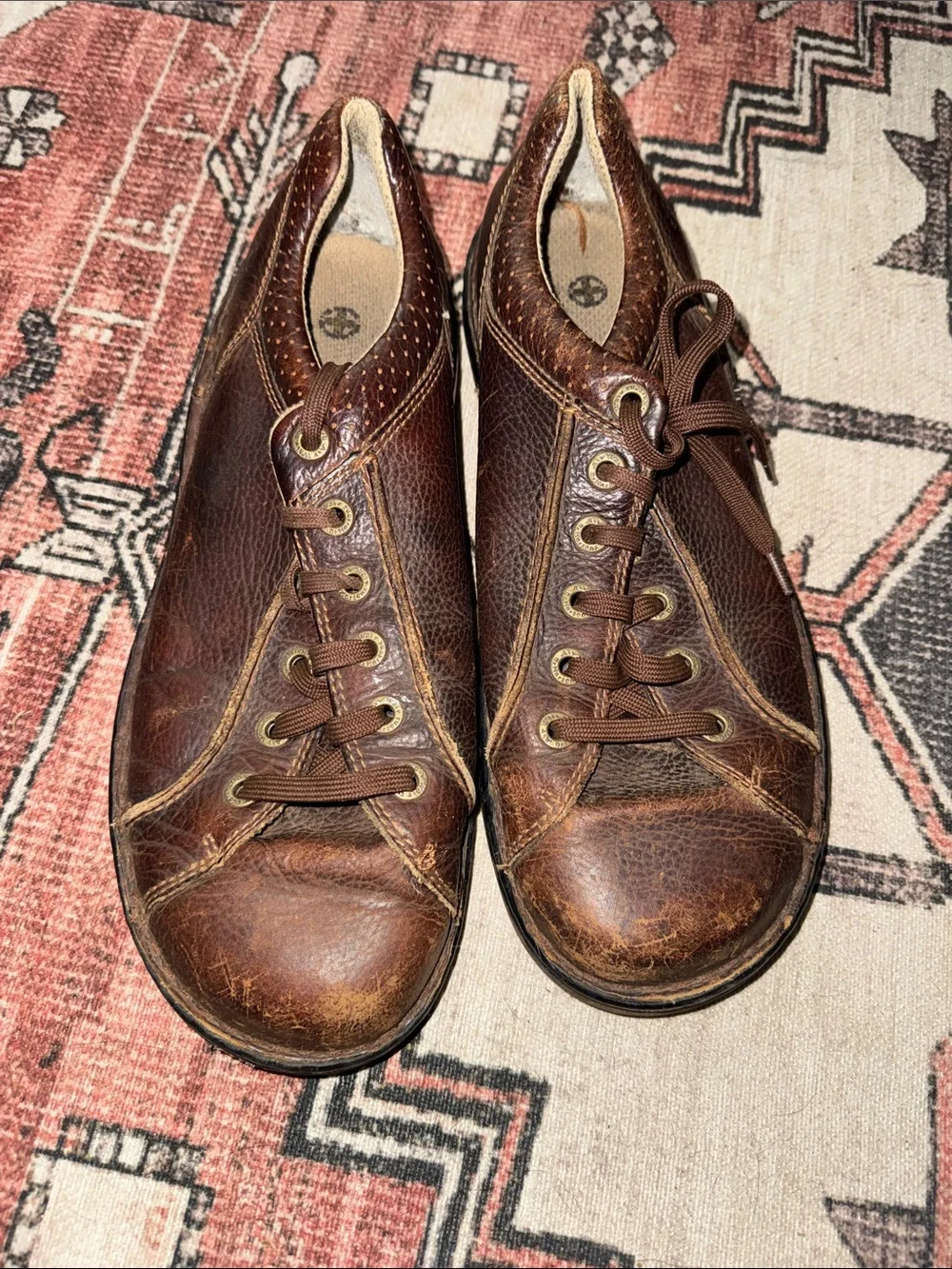 Dr. Martens Brown Leather Lace-Up Casual Boots